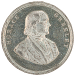 THREE GREELEY TOKENS INCLUDING HG-1872-6.