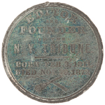 THREE GREELEY TOKENS INCLUDING HG-1872-6.