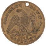 THREE GREELEY TOKENS INCLUDING HG-1872-6.