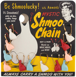 "LI'L ABNER'S MYSTIC SHMOO CHAIN" KEYCHAIN DISPLAY.