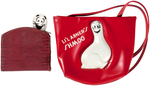 "LI'L ABNER'S SHMOO" HANDBAG & NOVELTY COIN PURSE.