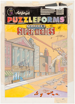 PUZZLEFORMS & SHRINKY DINKS MARVEL HEROES COLORFORMS ORIGINAL/PRODUCTION ART LOT.