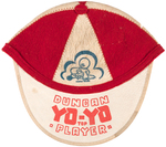 "DUNCAN YO-YO TOP PLAYER" HAT & VELVET YO-YO.