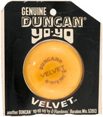 "DUNCAN YO-YO TOP PLAYER" HAT & VELVET YO-YO.