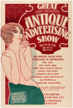 "GREAT MID-ATLANTIC ANTIQUE ADVERTISING SHOW" PIN-UP POSTERS.