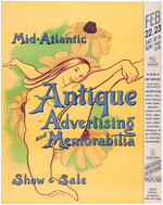 "GREAT MID-ATLANTIC ANTIQUE ADVERTISING SHOW" PIN-UP POSTERS.