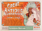 "GREAT MID-ATLANTIC ANTIQUE ADVERTISING SHOW" PIN-UP POSTERS.