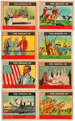 "TIME MARCHES ON" STRIP CARD SET.