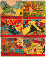 "THE NIGHTMARE OF WARFARE" STRIP CARD SET.