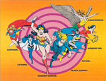 WOMEN OF DC COMICS LICENSING STYLE GUIDE ORIGINAL ART BY JOSÉ LUIS GARCÍA-LÓPEZ.