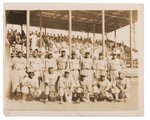 DIHIGO COLLECTION 1935-36 SANTA CLARA LEOPARDOS CUBAN TEAM PHOTO WITH OMS & WELLS.