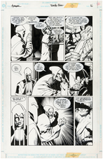 AZRAEL DC COMICS ORIGINAL ART PAGE LOT OF FIVE.