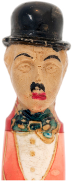 CHARLIE CHAPLIN FIGURAL CONTAINER NOVELTY.