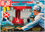 "GI JOE" NAVY COMBAT BLINKER CODE-LITE SET AND ACTION SAILOR MAGIC SLATE PUNCH-OUT.