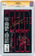 "DEADPOOL" #1 AUGUST 1993 CGC 9.6 NM+ SIGNATURE SERIES.