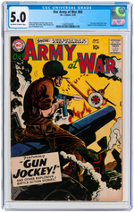 "OUR ARMY AT WAR" #82 MAY 1959 CGC 5.0 VG/FINE.