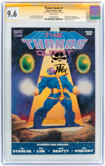 "THANOS QUEST" #1 1990 CGC 9.6 NM+ SIGNATURE SERIES.