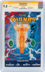 "THANOS QUEST" #2 1990 CGC 9.8 NM/MINT SIGNATURE SERIES.