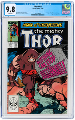 "THOR" #411 DECEMBER 1989 CGC 9.8 NM/MINT (FIRST NEW WARRIORS).