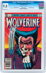 "WOLVERINE LIMITED SERIES" #1 SEPTEMBER 1982 CGC 9.8 NM/MINT.