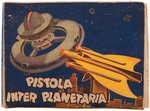 "PISTOLA INTER PLANETARIA" BOXED SPANISH SPACESHIP DART GUN.