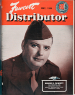 "FAWCETT DISTRIBUTOR" INDUSTRY TRADE PUBLICATION BOUND 1944 VOLUME.