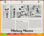 "GETTING TO KNOW THE DISNEY CHARACTERS" 1970s DISNEYLAND CHARACTER GUIDE/MANUAL.