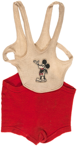 MICKEY MOUSE RARE CHILDREN'S BATHING SUIT PAIR.