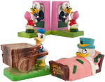 DONALD DUCK, UNCLE SCROOGE & LUDWIG VON DRAKE 1960s CERAMIC TRIO.