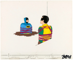 SUPERMAN, BATMAN & ROBIN ANIMATION CEL LOT.