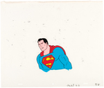 SUPERMAN, BATMAN & ROBIN ANIMATION CEL LOT.