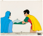 SUPERMAN, BATMAN & ROBIN ANIMATION CEL LOT.