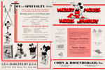 "MICKEY MOUSE AND SILLY SYMPHONIES" EXCEPTIONAL 1932 EXHIBITOR'S CATALOG.