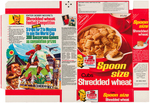 NABISCO SHREDDED WHEAT FILE COPY CEREAL BOX FLAT TRIO.