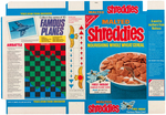 NABISCO SHREDDED WHEAT FILE COPY CEREAL BOX FLAT TRIO.