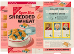 NABISCO SHREDDED WHEAT FILE COPY CEREAL BOX FLAT TRIO.