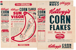 KELLOGG'S FILE COPY CEREAL BOX FLAT TRIO.