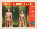 "THIS ISLAND, EARTH" LOBBY CARD TRIO.