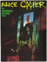 ALICE COOPER "THE NIGHTMARE RETURNS" TOUR BOOK LOT.