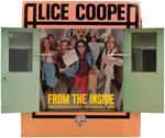 ALICE COOPER "FROM THE INSIDE" ANIMATED RECORD STORE DISPLAY.