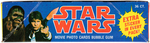 "STAR WARS" TOPPS FIRST SERIES FULL GUM CARD DISPLAY BOX.