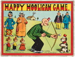 "HAPPY HOOLIGAN GAME" TARGET GAME WITH DIE-CUT FIGURES.