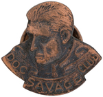 DOC SAVAGE CLUB 1930s PREMIUM LAPEL STUD.