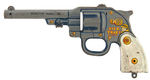 "DICK TRACY MODEL DETECTIVE REVOLVER" MARX PROTOTYPE CLICKER GUN.