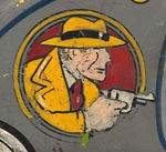 "DICK TRACY MODEL DETECTIVE REVOLVER" MARX PROTOTYPE CLICKER GUN.