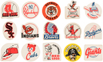 POST TED WILLIAMS BASEBALL PATCHES CEREAL BOX WRAPPER & PREMIUM PATCH SET.