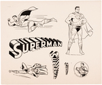 "SUPERMAN" MERCHANDISER'S GUIDE SHEET.