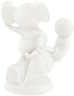 MICKEY MOUSE PLAYING SOCCER PORCELAIN ROSENTHAL FIGURINE (RARE VARIANT).