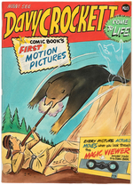 "DAVY CROCKETT" MOTION PICTURE 3D COMIC BOOK PROTOTYPE ORIGINAL ART.