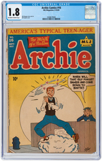 "ARCHIE COMICS" #16 SEPTEMBER-OCTOBER 1945 CGC 1.8 GOOD-.
